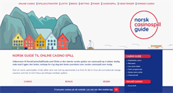 Desktop Screenshot of norskcasinospillguide.com
